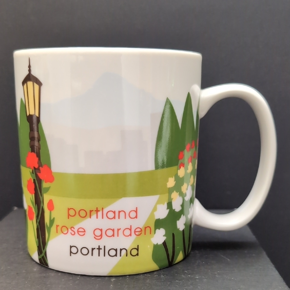 2007 Starbucks Oregon Portland Rose Garden Coffee Mug,18oz.